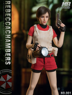 Preventa M8 STUDIO No.001 1/6 Resident Zombie Evil Crisis Rebecca figura de acción
