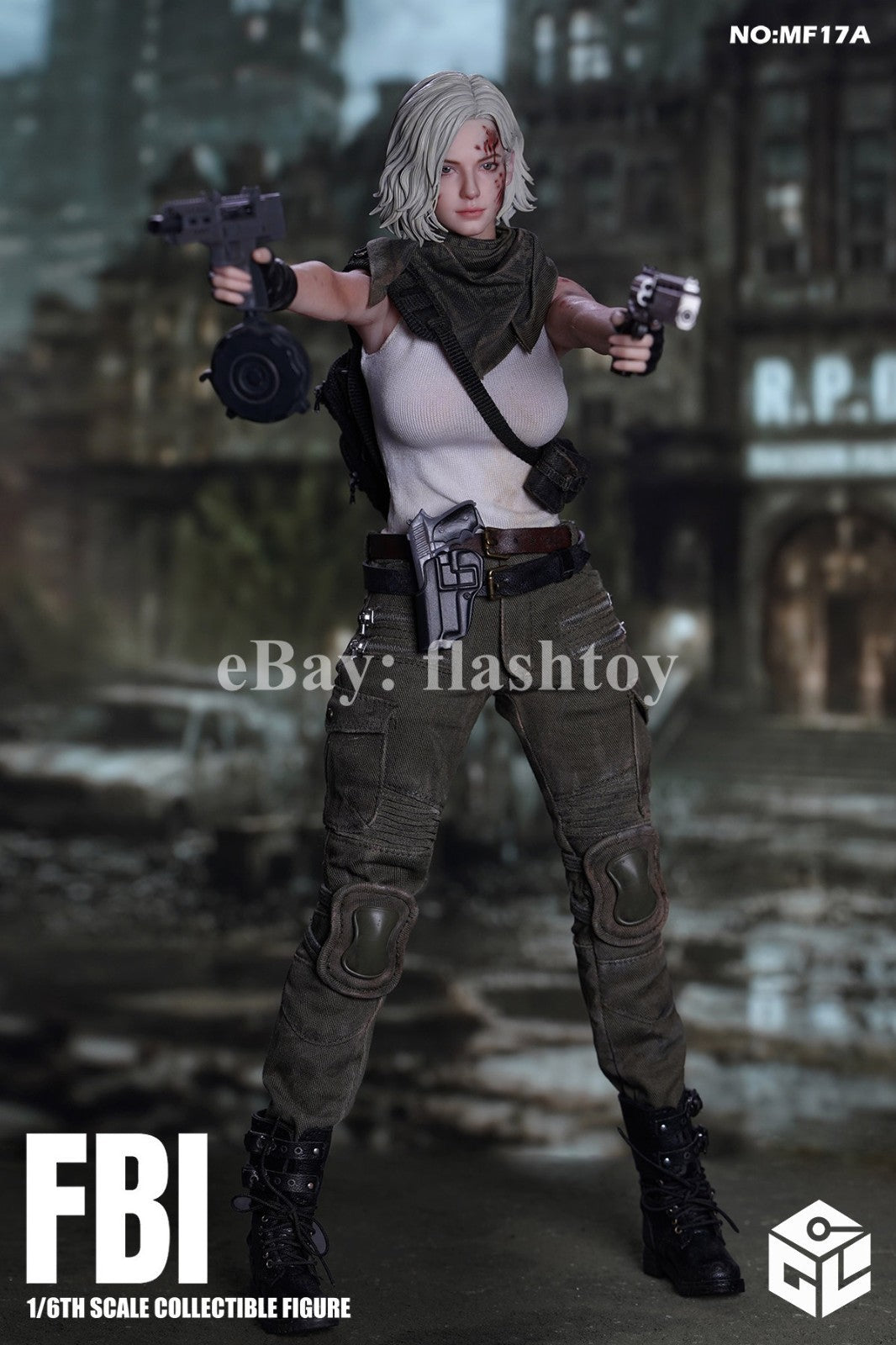 Presale CGL MF17A 1/6 Investigative Reporter Grace Action Figure Battle Damaged