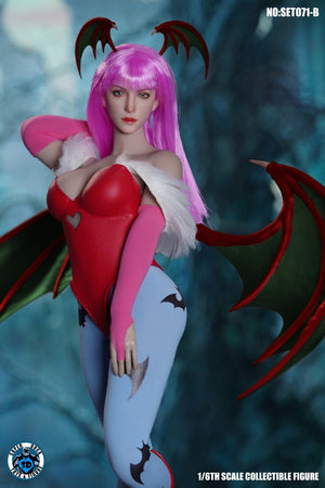 SUPER DUCK SET071B 1/6 Godness of Darkness Head & Clothing Set for 12" Body