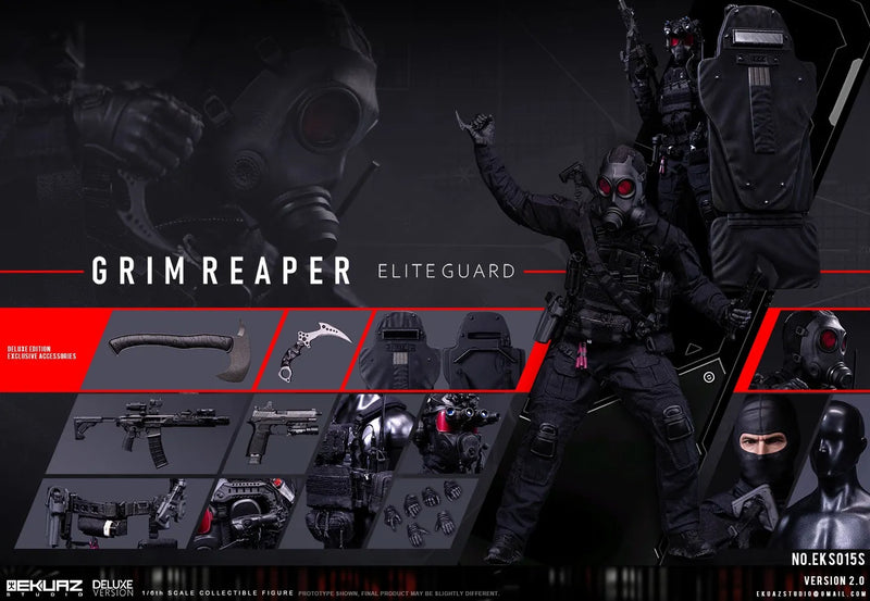 Presale EKUAZ STUDIO EKS015S 1/6 Resident Zombie Evil Crisis Reaper 2.0 Hunk Deluxe Ver.