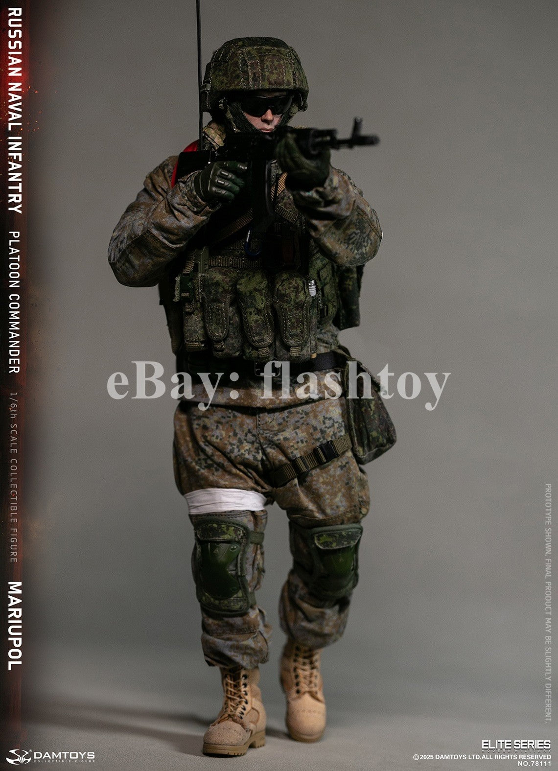 Presale DAMTOYS 78111 1/6 Russian Naval Infantry Commander Mariupol Figure Model