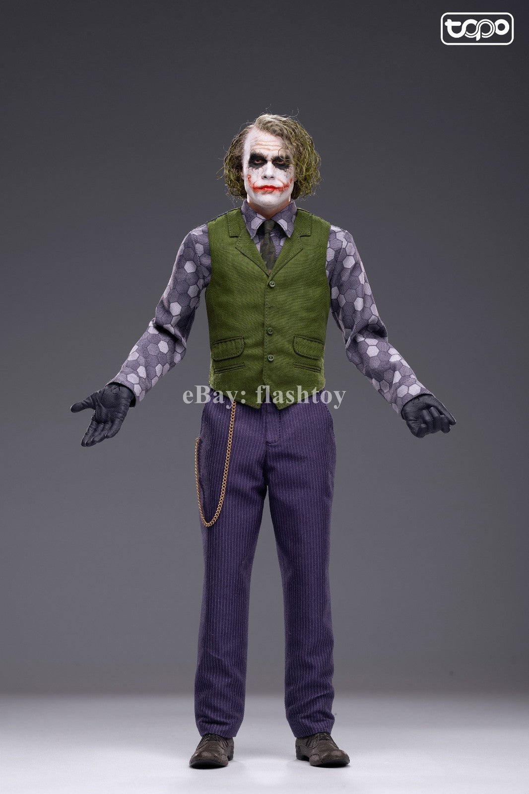 Presale TOPO TP037 1/6 Coat Suit Clothing Set for Joker Heath Ledger W/ Body