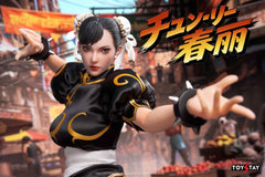 Presale TOYSTAY TS-011D 1/6 Kung Fu Girl Chun Li Female Action Figure Toy Black Ver.