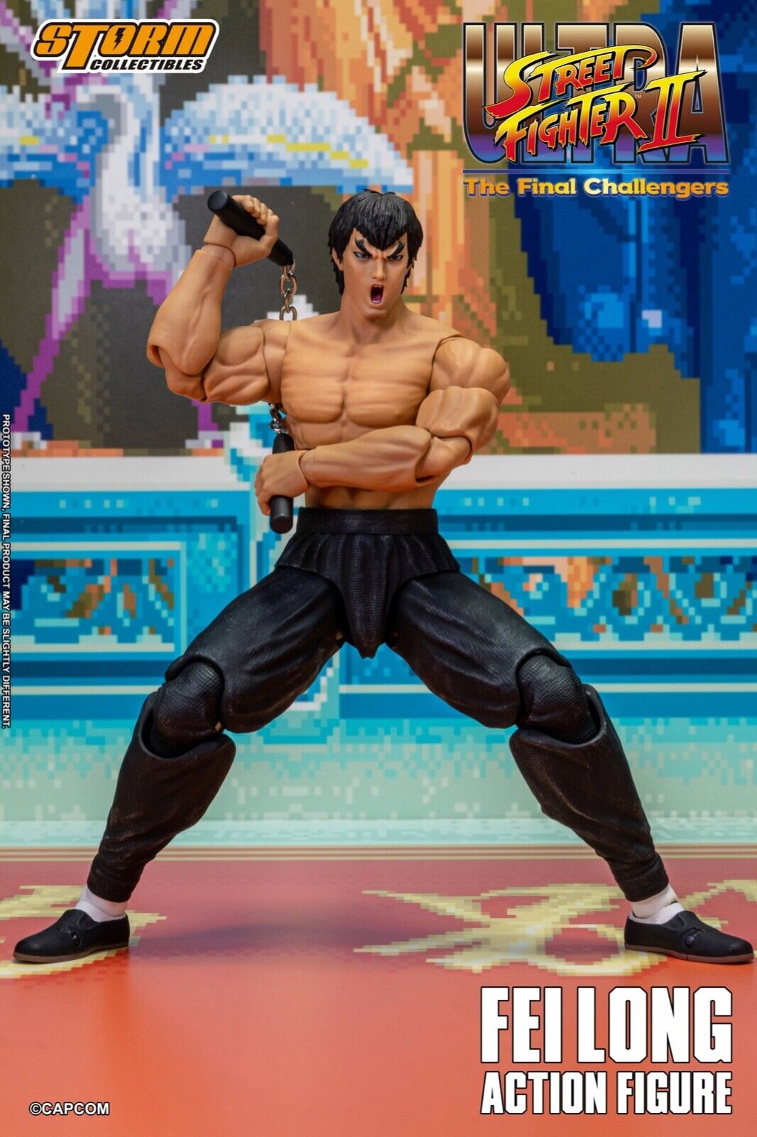 Storm Toys CPSF24 1/12 ULTRA STREET FIGHTER II FEI LONG Male Action Figure Model