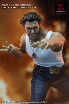 Presale Sigma Toys X-01 1/12 The Canadian Logan Collectible Action Figure Model