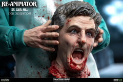 Preventa Infinite 1/6 Re-Animator Doctor Carl Hill modelo de figura de acción masculina versión de lujo.