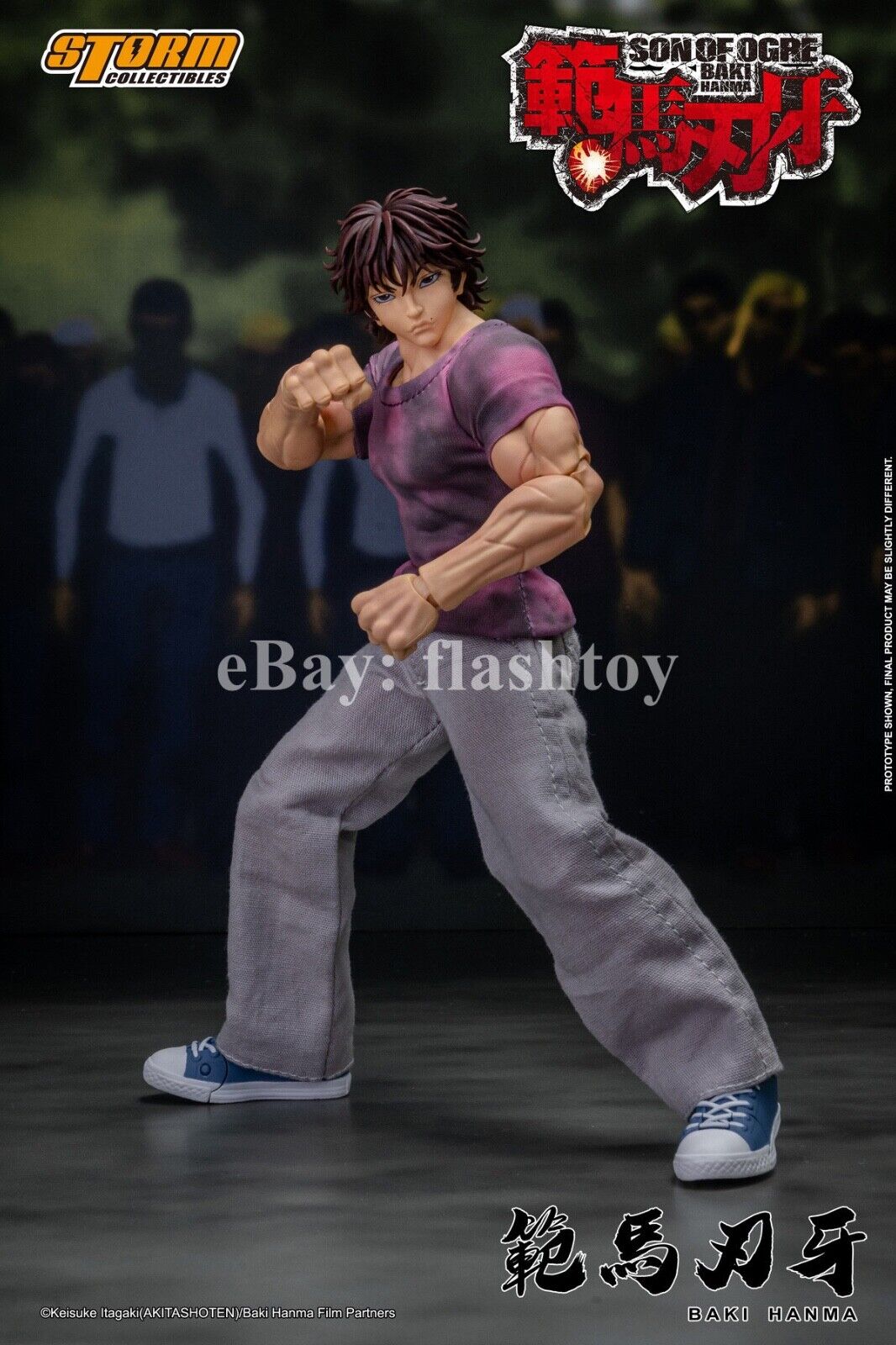 Storm Toys KIBK05 1/12 Baki Hanma Son of The Ogre Collectible Action Figure Toy