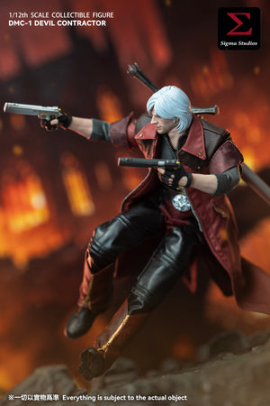 Presale Sigma DMC-1 1/12 The Devil Crimson Dante May Cry Action Figure Model Toy