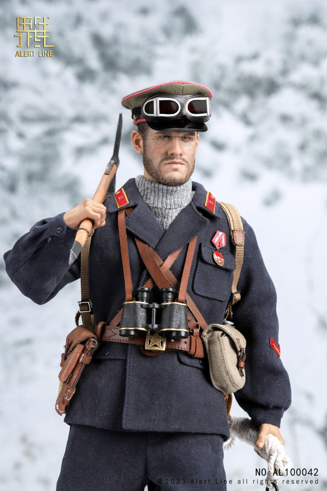 ALERT LINE AL100042 1/6 WWII Soviet Mountain Infantry Officer Action Figure Toy