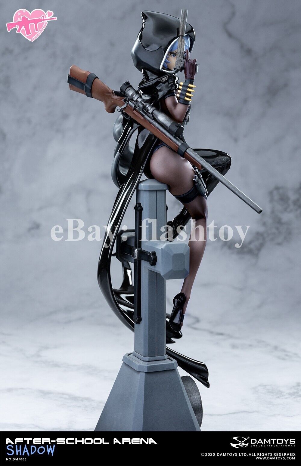DAMTOYS DMF005 1/7 After-School Arena No.5: Shadow Female Figure Statue Model