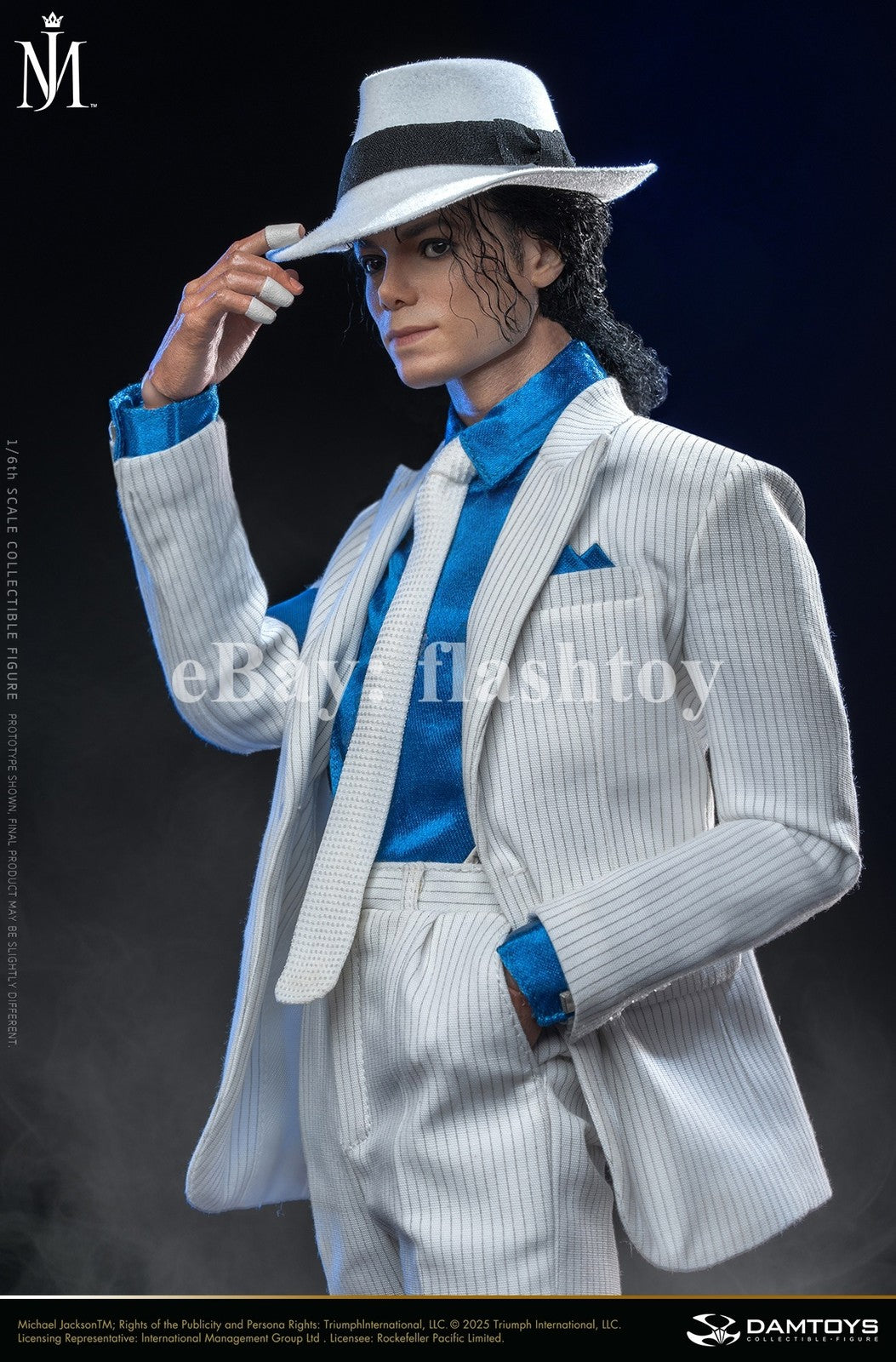 Presale DAMTOYS DMS048S 1/6 Smooth Criminal Jackson Action Figure Deluxe Ver.