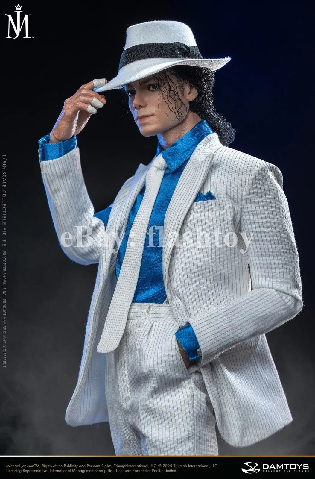 Presale DAMTOYS DMS048 1/6 Smooth Criminal Jackson Action Figure Standard Ver.