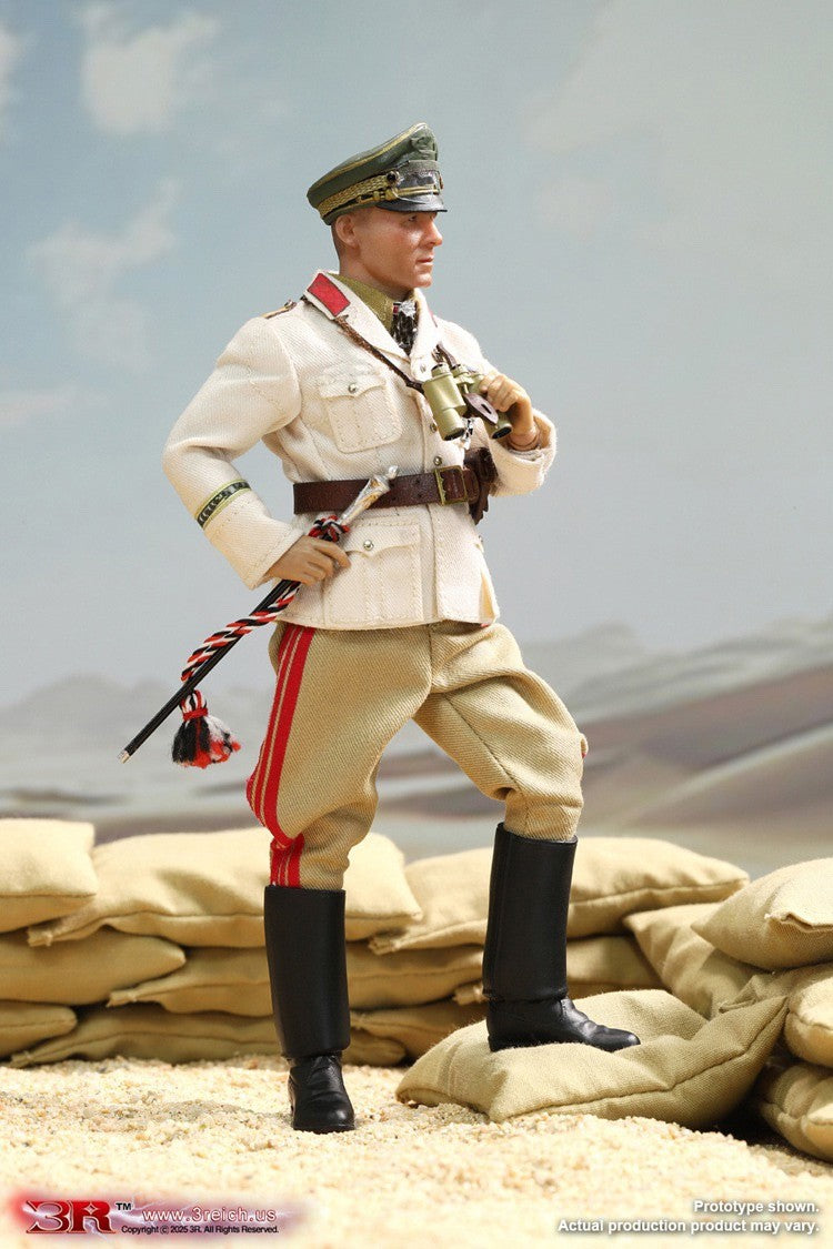 3R TG80004 1/12 Erwin Rommel The Desert Fox 6" Male Action Figure Model Toy