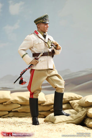 3R TG80004 1/12 Erwin Rommel The Desert Fox 6" Male Action Figure Model Toy