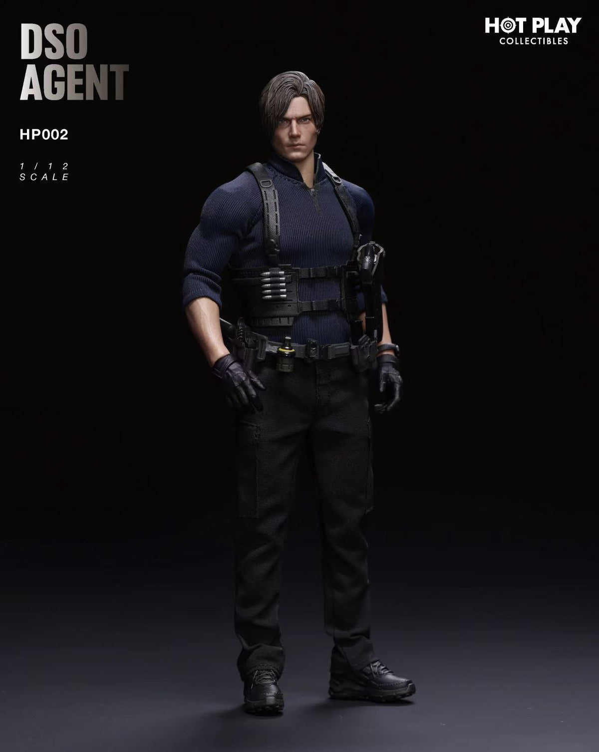 Presale HOT PLAY HP002 1/12 Resident Zombie Evil Crisis Leon Male Action Figure