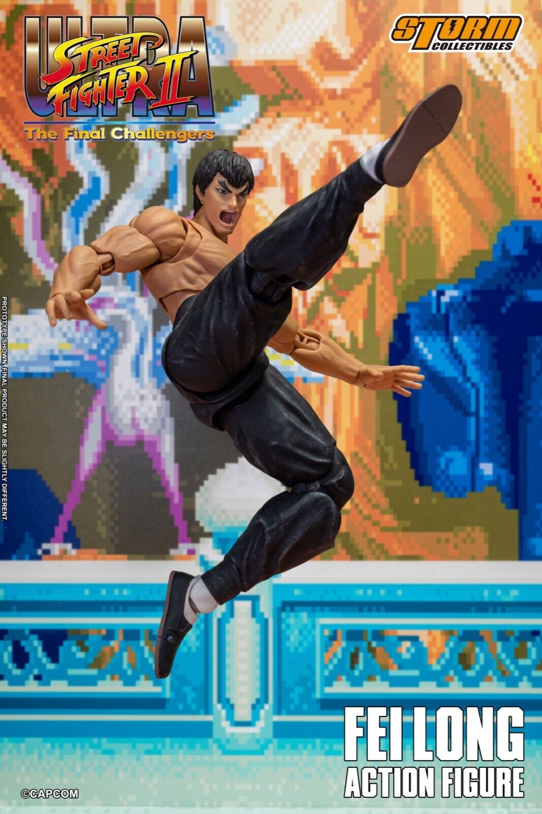Storm Toys CPSF24 1/12 ULTRA STREET FIGHTER II FEI LONG Male Action Figure Model
