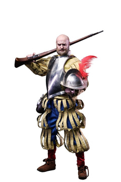 COOMODEL SE138 1/6 Spanish Conquistador Musketeer Sergeant modelo de figura de acción