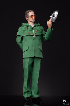 Preventa PY STUDIO PY-003 1/6 Green Robed Masked Stranger modelo de figura de acción