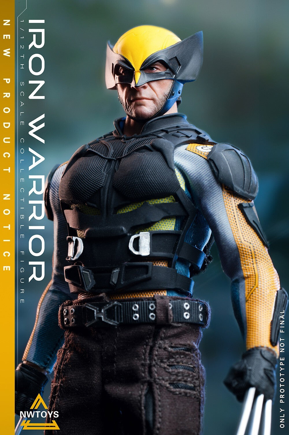 Nwtoys 1/12 Iron Warrior Logan 6" Collectible Male Action Figure Model Toy