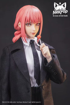 NekPop Studio NEK001 1/6 Chainsaw Man Makima figura de acción femenina de colección