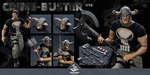 KRAKEN Studio 1/12 Crime Buster Frank 6" Male Action Figure Model Deluxe Ver.