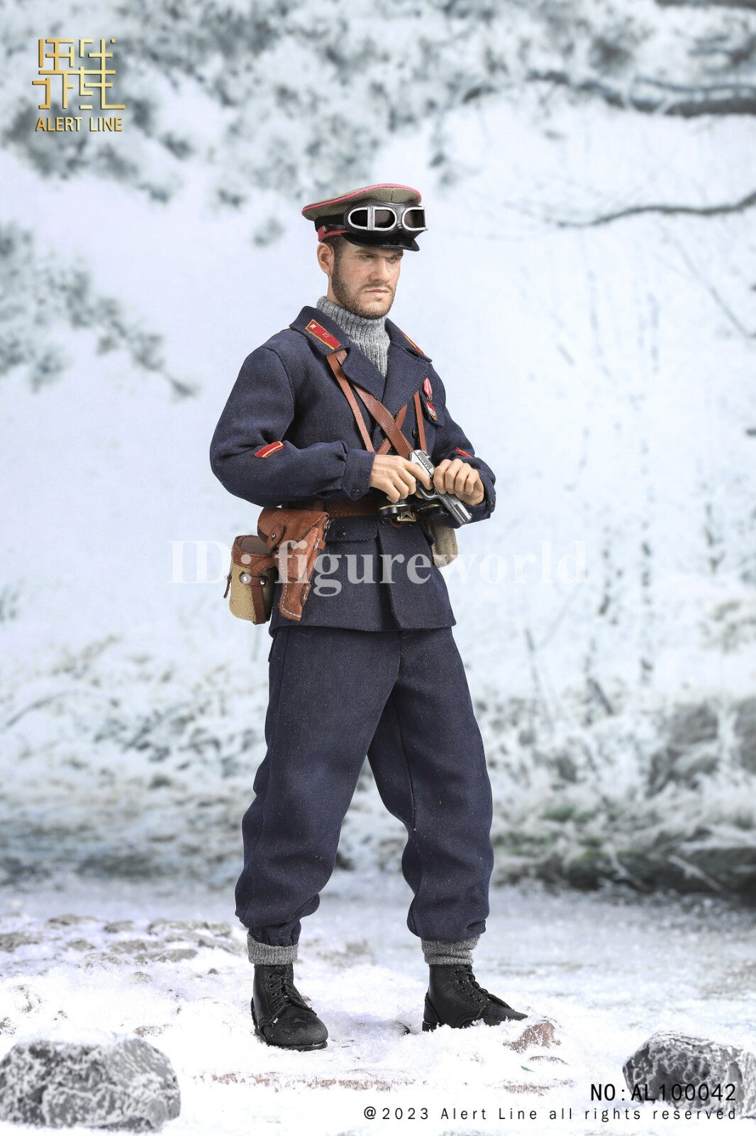 ALERT LINE AL100042 1/6 WWII Soviet Mountain Infantry Officer Action Figure Toy