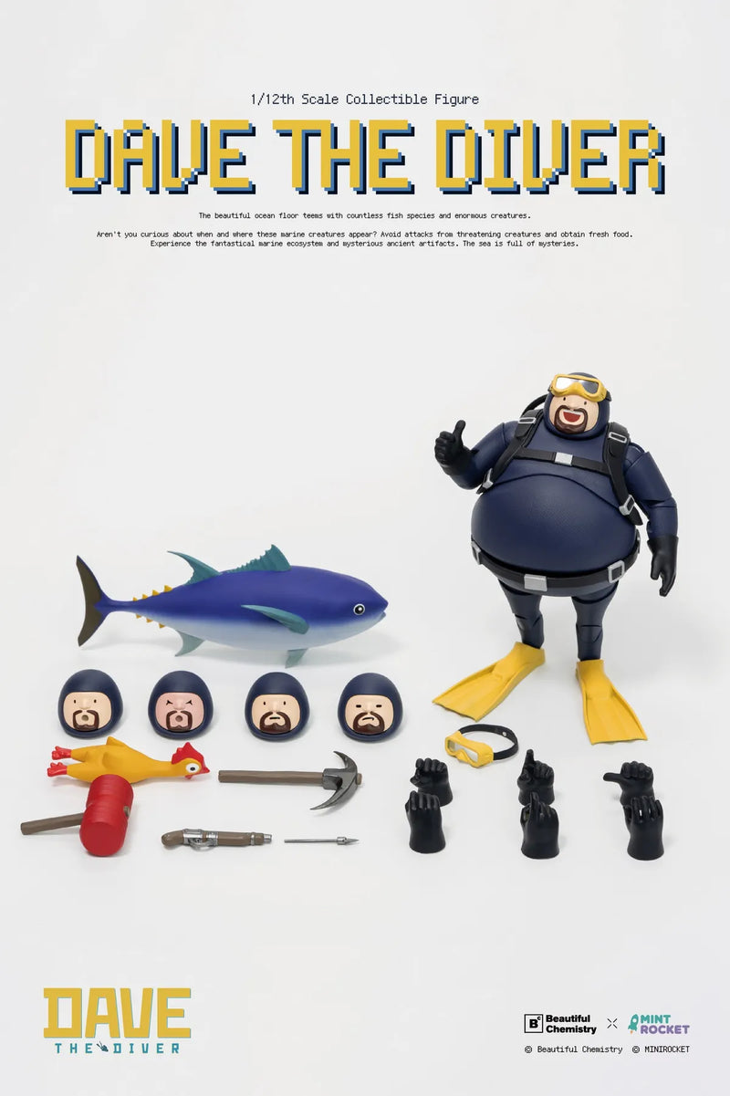 Presale Beautiful Chemistry BC202526 1/12 Dave The Diver Action Figure Model Toy