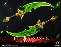 Preventa Longshan LS2026-XK 1/6 Blood Elf Rogue Valeera modelo de figura de acción