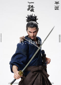 Presale HALF CARFT 1/12 Miyamoto 6" Collectible Male Action Figure Model Toy