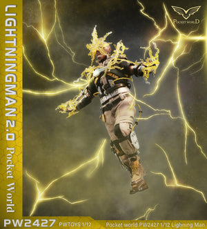 PWTOYS PW2427 1/12 Spider Man Electro 2.0 Collectible Male Action Figure Model