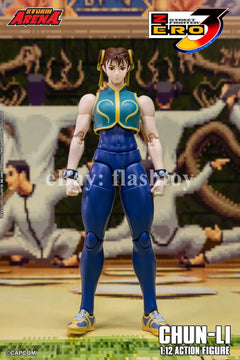 Preventa Storm Arena SFSA06 1/12 Street Fighter Zero 3 CHUN-LI figura de acción