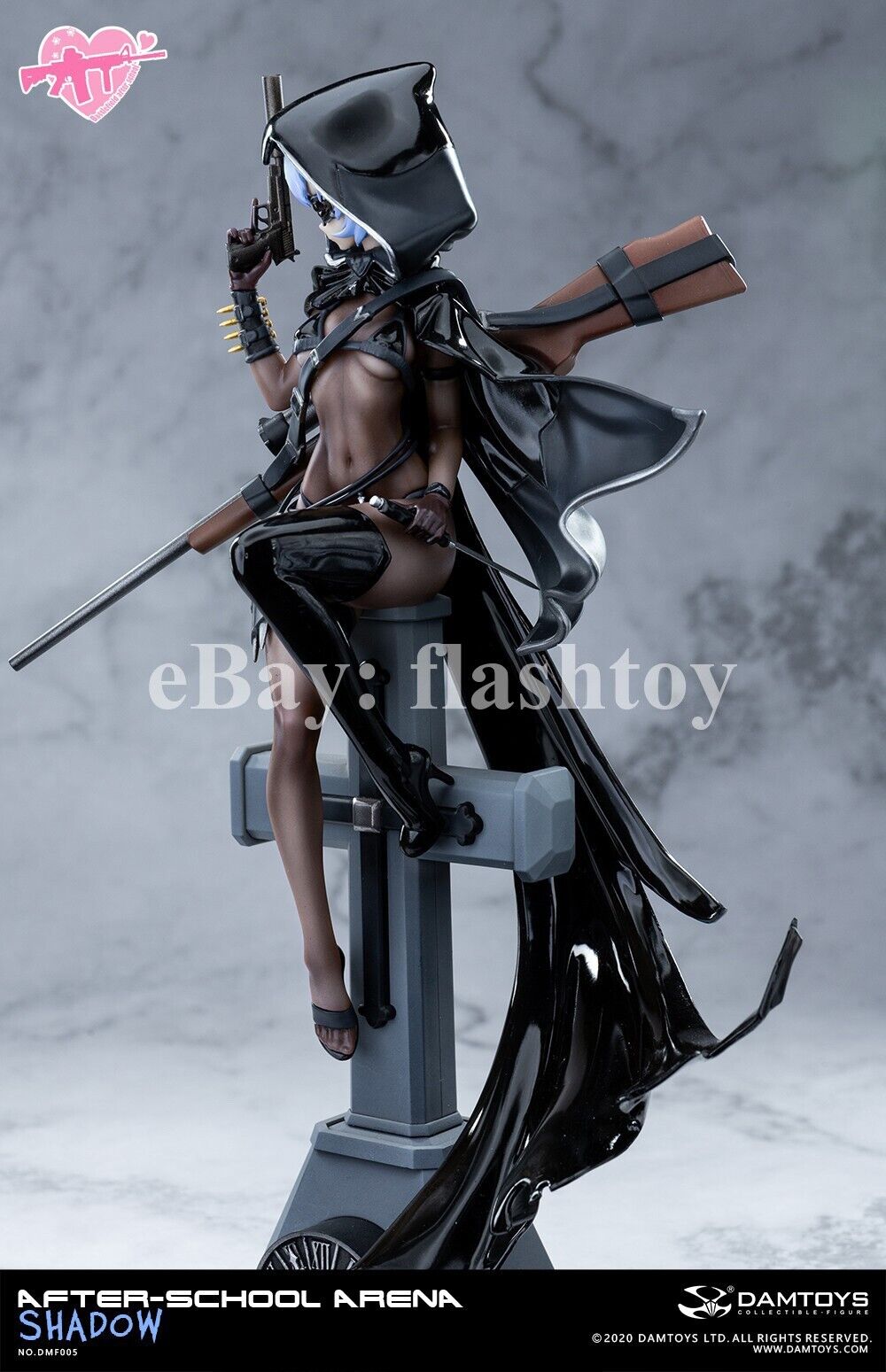DAMTOYS DMF005 1/7 After-School Arena No.5: Shadow Female Figure Statue Model