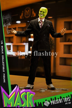 Presale PRESENT TOYS PT-sp92 1/6 Mask Man Jim 12" Male Action Figure Suit Ver.