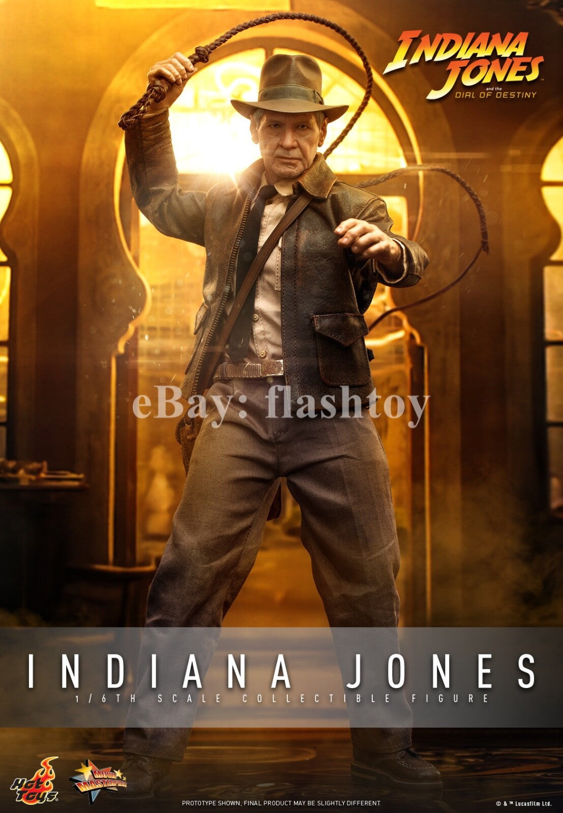 Hot Toys MMS716 1/6 Indiana Jones and the Dial of Destiny Action Figure Model