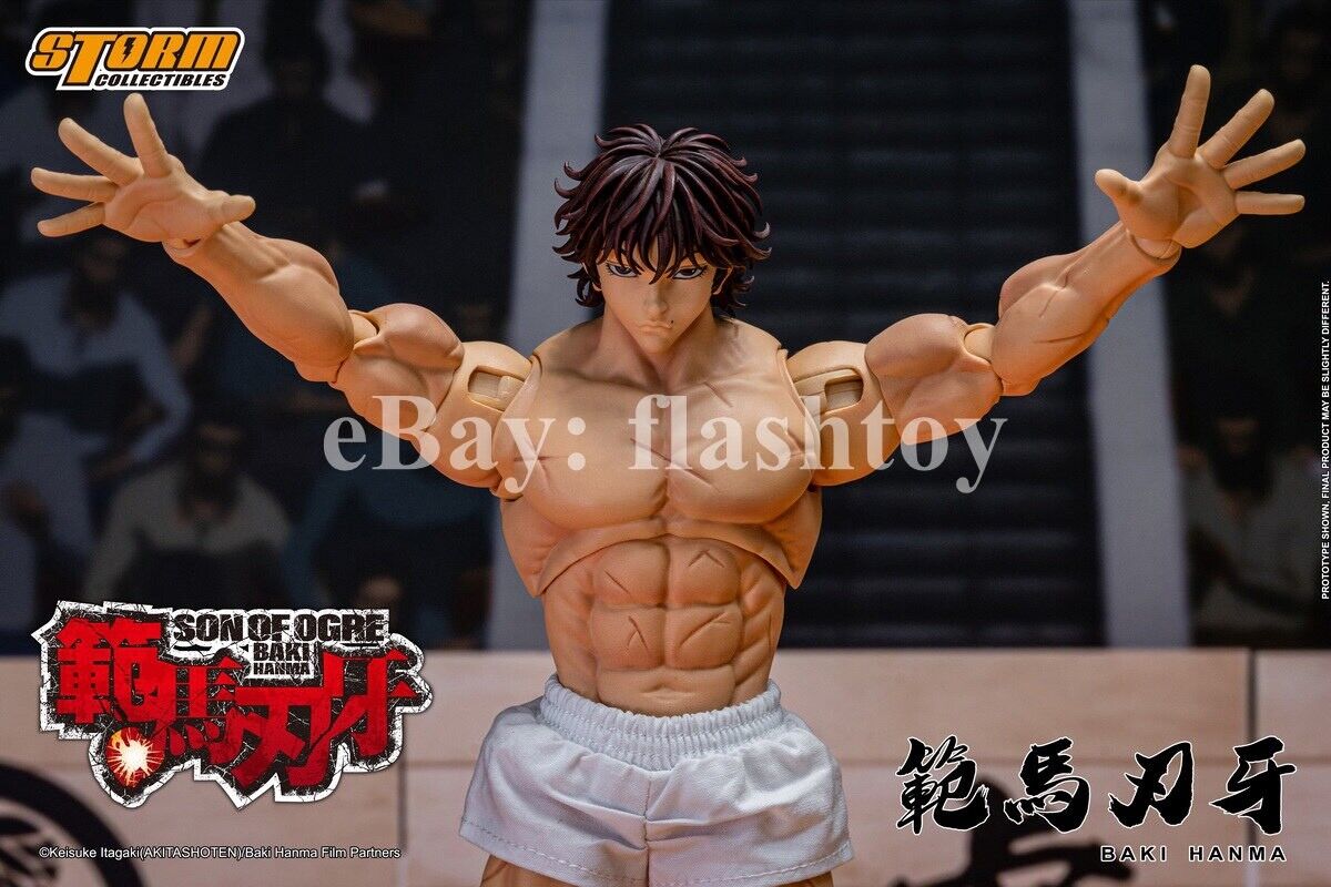 Storm Toys KIBK05 1/12 Baki Hanma Son of The Ogre Collectible Action Figure Toy