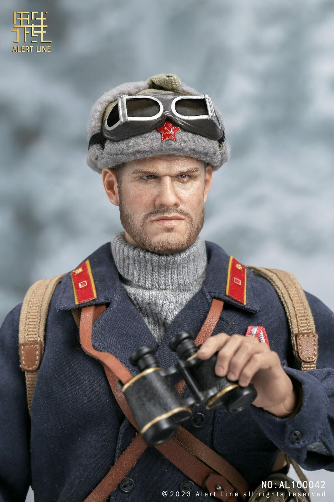ALERT LINE AL100042 1/6 WWII Soviet Mountain Infantry Officer Action Figure Toy