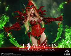 Preventa Longshan LS2026-XK 1/6 Blood Elf Rogue Valeera modelo de figura de acción