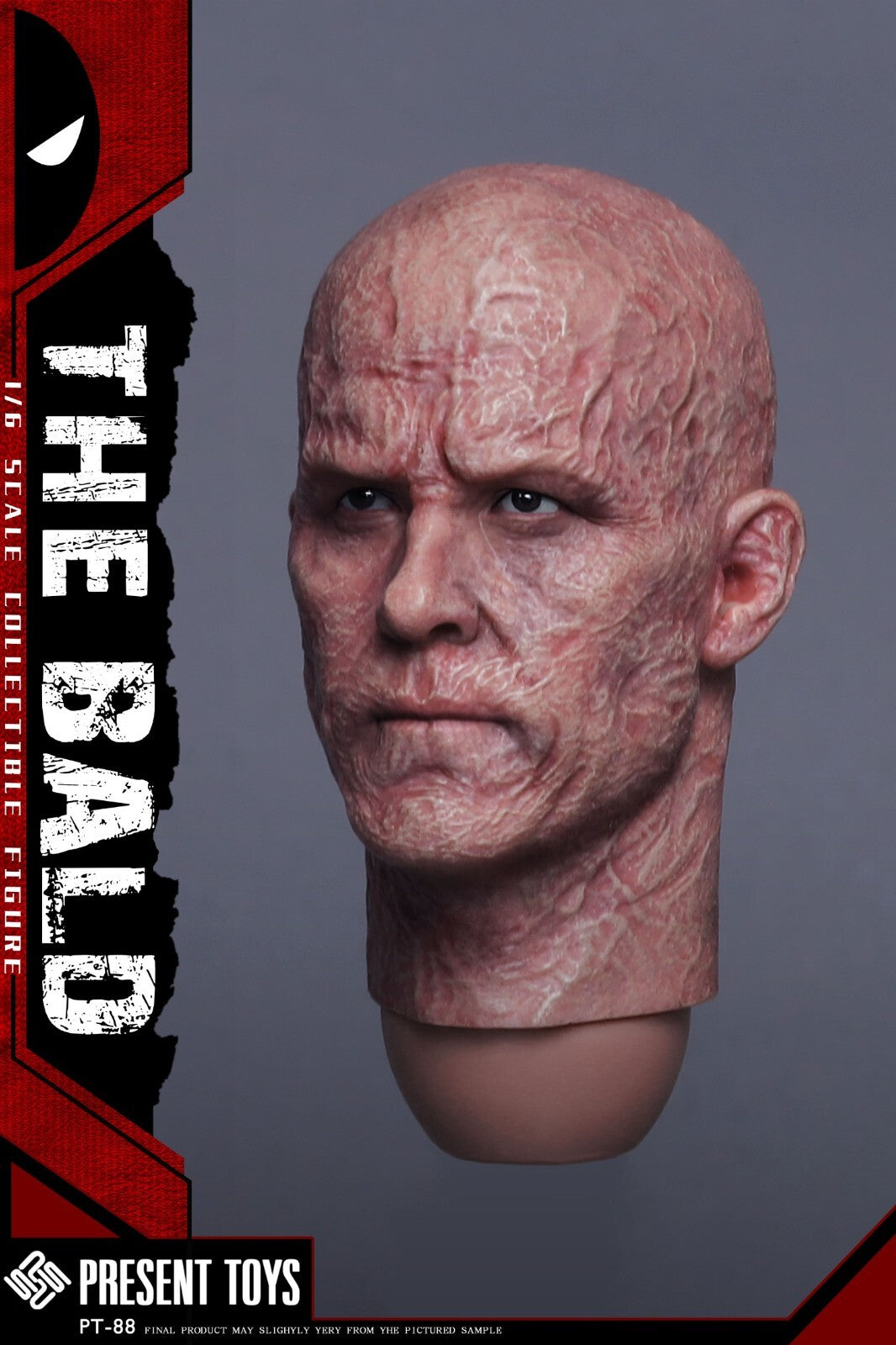 PRESENT TOYS PT-sp88 1/6 Deadpool Head Sculpt for 12" HT Male Figure Body