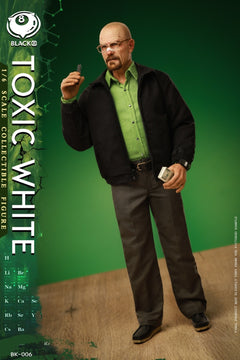 Black 8 Toys BK-006 1/6 Breaking Toxic Mr.White The Bad modelo de figura de acción