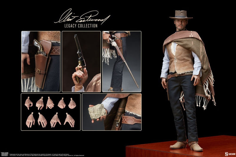 Presale Sideshow 100451 1/6 Dollars Trilogy The Man with No Name Clint Eastwood Figure