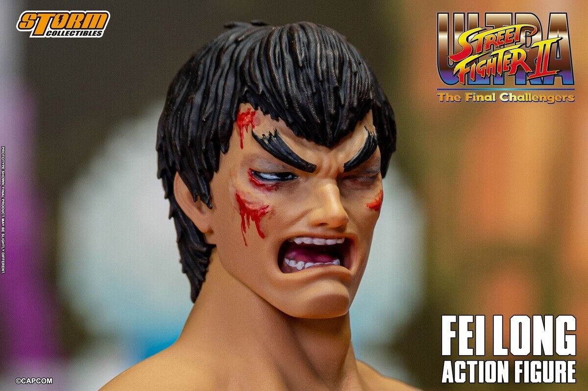 Storm Toys CPSF24 1/12 ULTRA STREET FIGHTER II FEI LONG Male Action Figure Model