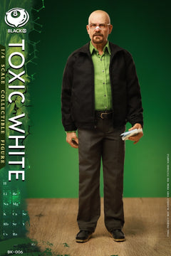 Black 8 Toys BK-006 1/6 Breaking Toxic Mr.White The Bad modelo de figura de acción
