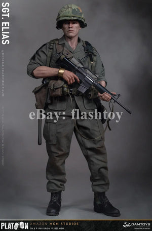 Presale DAMTOYS DMS047 1/6 Platoon Sergeant Elias 12" Male Action Figure Model