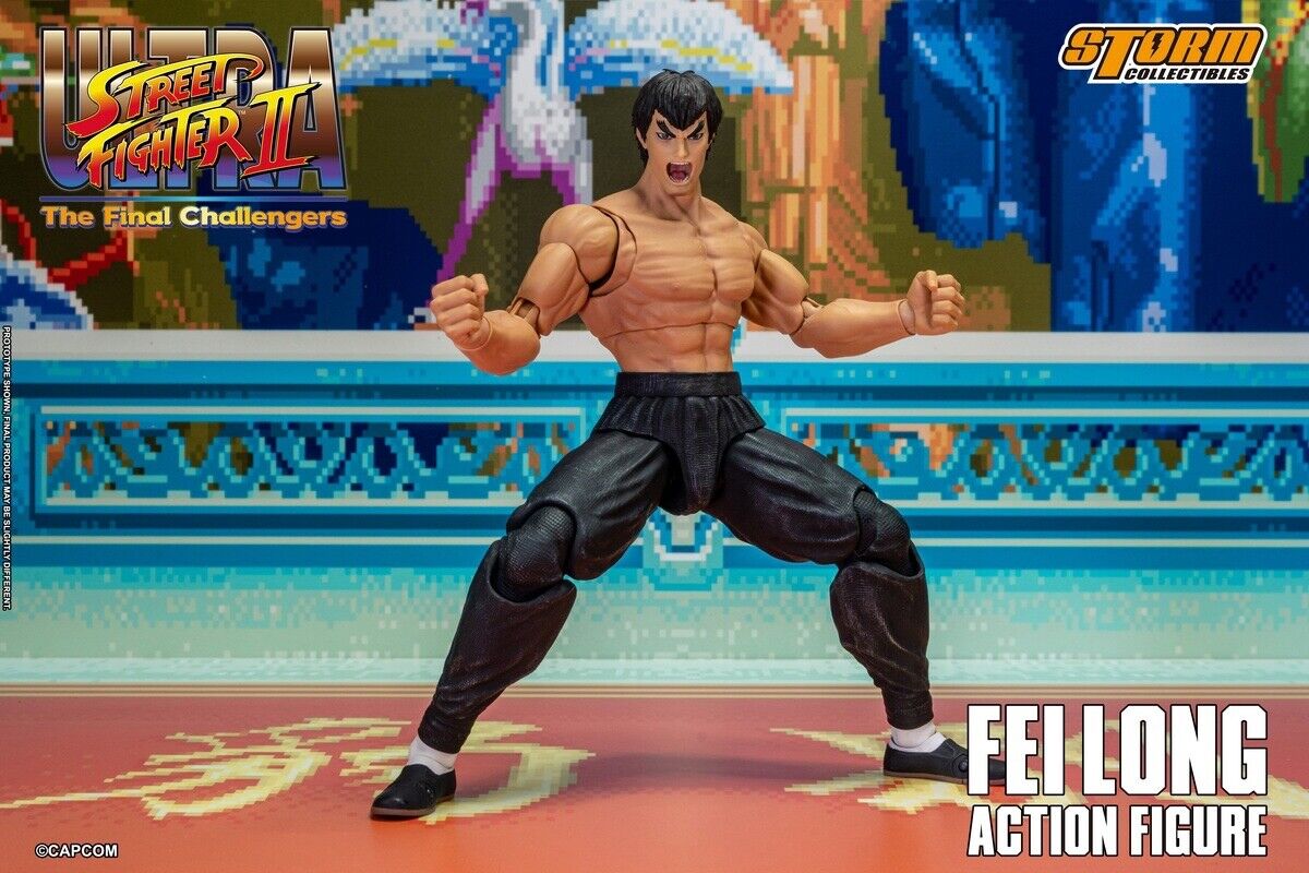 Storm Toys CPSF24 1/12 ULTRA STREET FIGHTER II FEI LONG Male Action Figure Model
