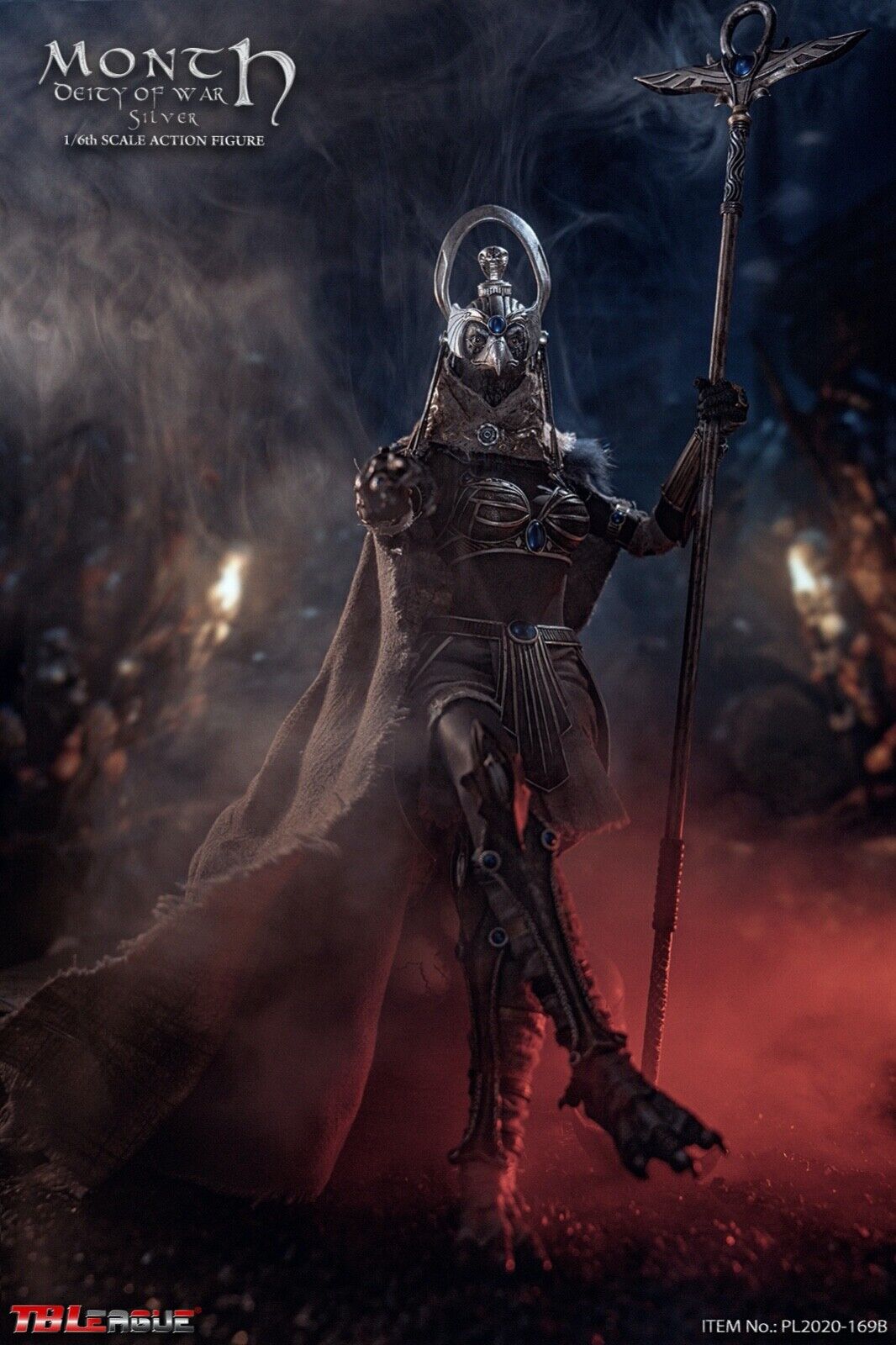TBLeague PL2020-169B 1/6 Month Deity of War Collectible Action Figure Silver Ver