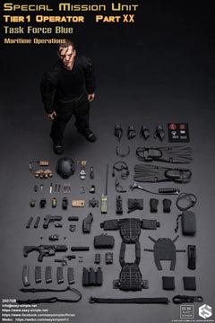 Preventa Easy&Simple 26076B 1/6 Special Mission Unit Tier1 Operator figura de acción
