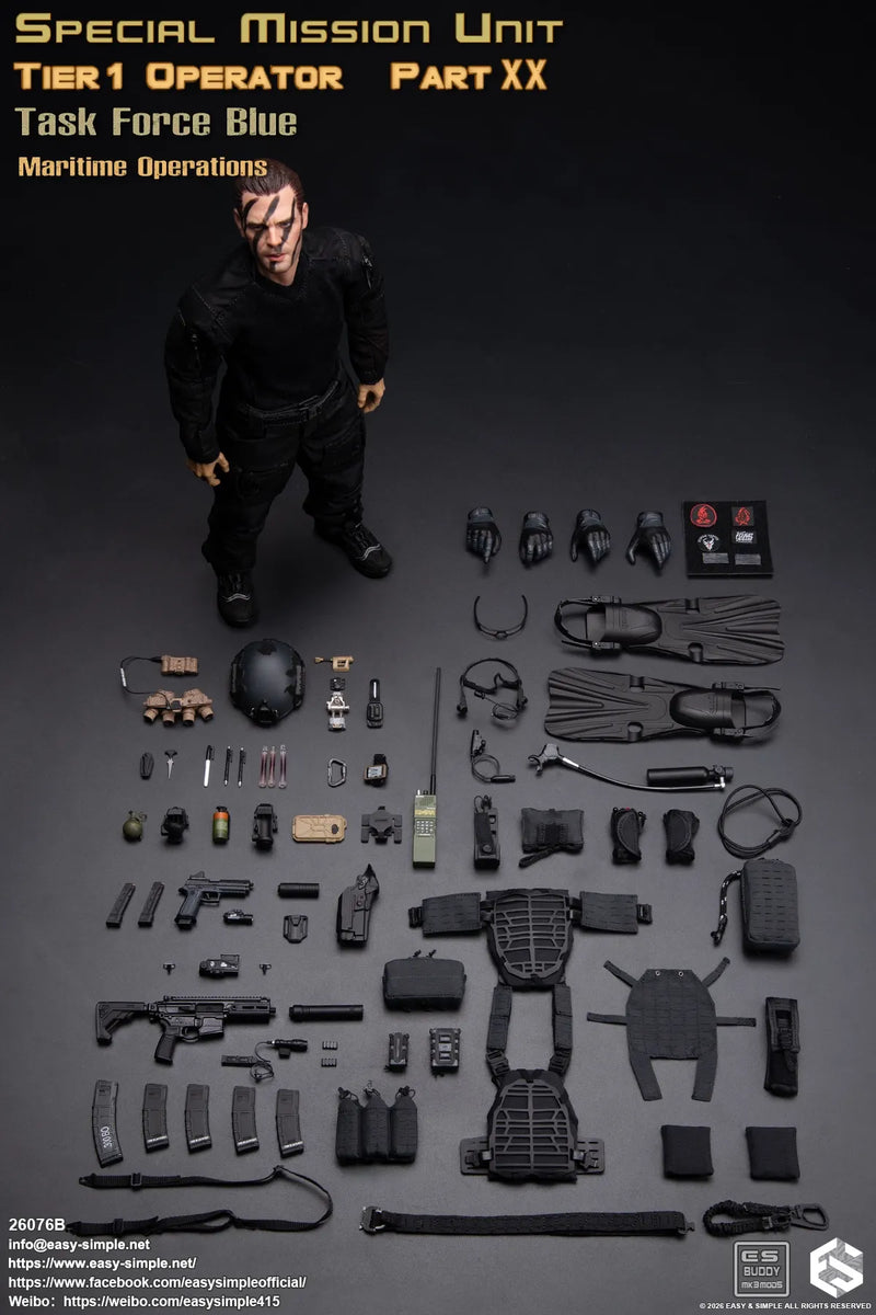 Presale Easy&Simple 26076B 1/6 Special Mission Unit Tier1 Operator Action Figure