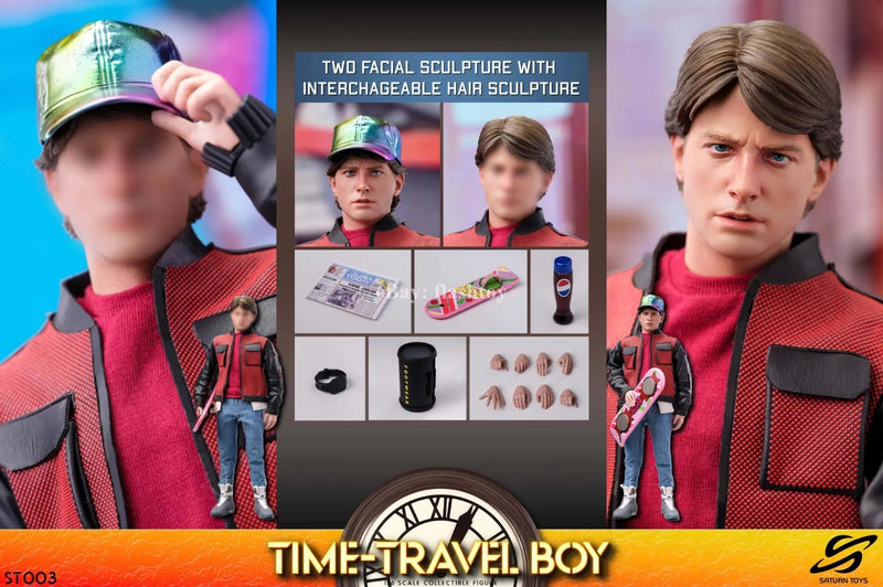 Presale Saturn Toys ST003 1/6 Time Travel Boy Marty Collectible Action Figure