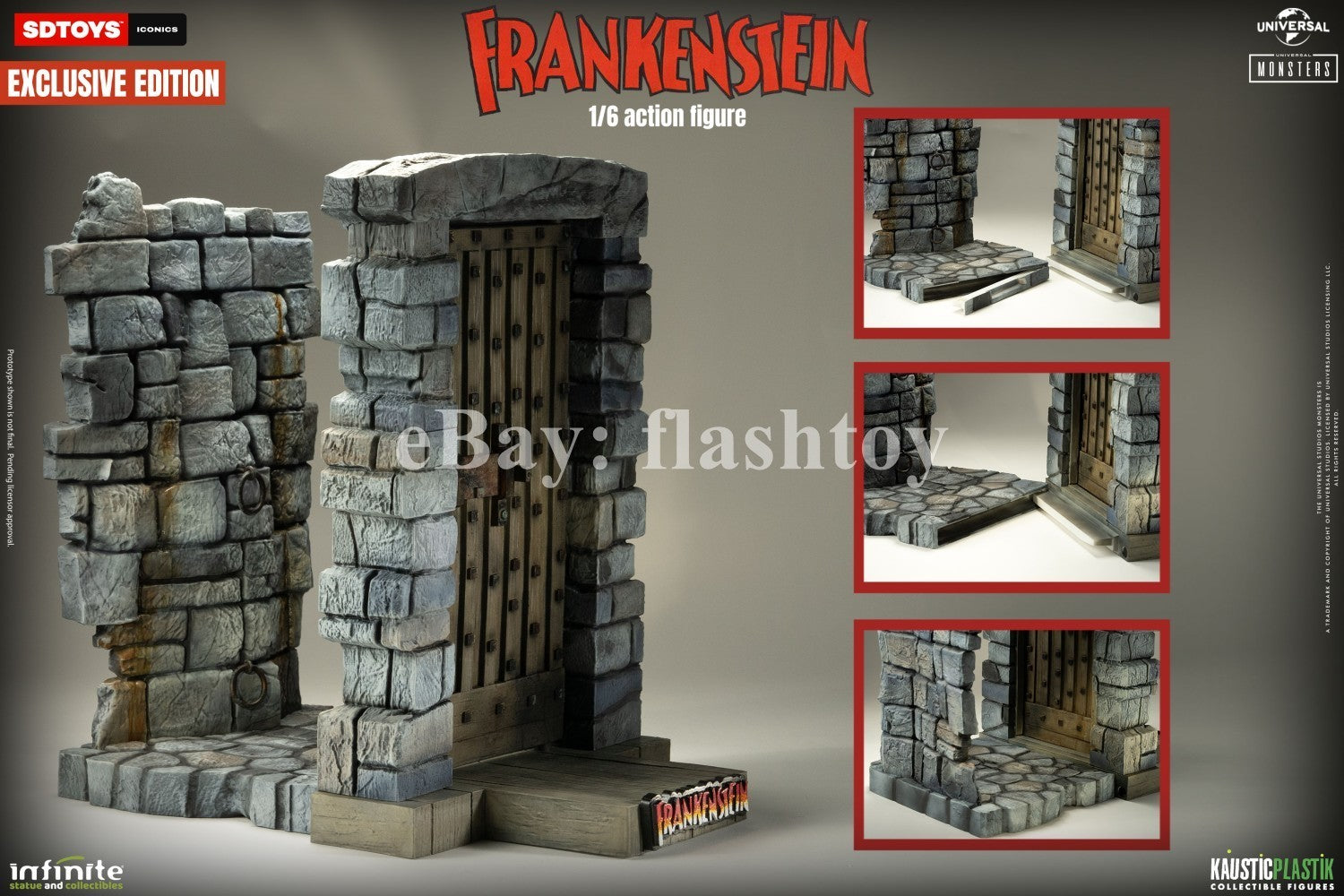 Presale Infinite Statue 1/6 Frankenstein Male Action Figure Model Deluxe Ver.