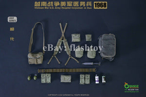 QORANGE QOTOYS QOM-1046 1/6 Vietnam War U.S. Army Hospital Corpsman Male Figure